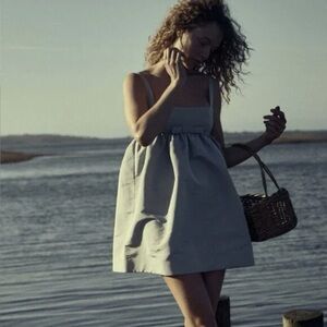 Doen Heirloom Caitrin Dress in Frost Blue DÔEN size XS